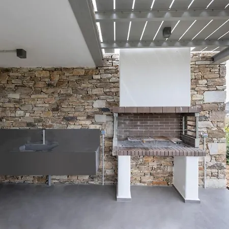 빌라 Cactilia In Punda Paros For 8 With Private Pool