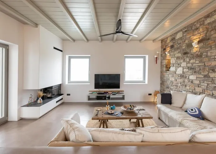 Cactilia In Punda Paros For 8 With Private Pool Villa *